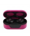 Guess GUTWST31EM TWS Bluetooth headphones + magenta docking station