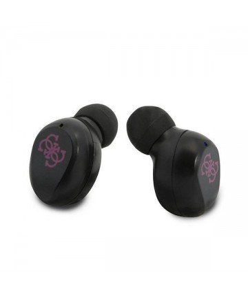 Guess GUTWST31EM TWS Bluetooth headphones + magenta docking station