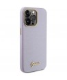 Guess Glitter Glossy Script case for iPhone 15 Pro - lilac