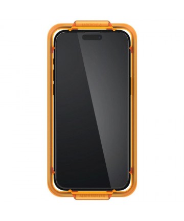 Spigen ALM Glass FC Tempered Glass for iPhone 15 Pro - Black 2 pcs.