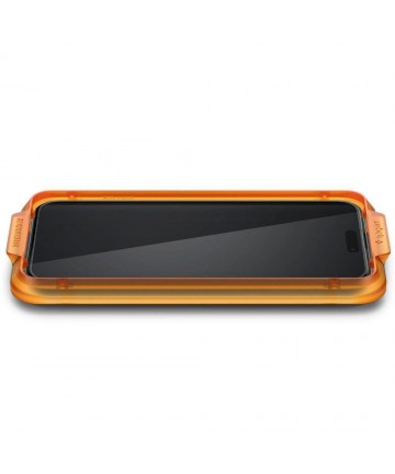 Spigen ALM Glass FC Tempered Glass for iPhone 15 Pro - Black 2 pcs.