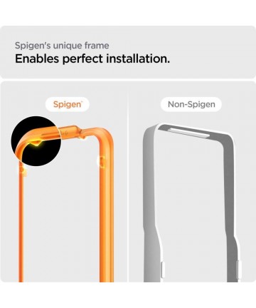 Spigen ALM Glass FC Tempered Glass for iPhone 15 Pro - Black 2 pcs.