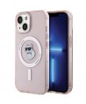 Karl Lagerfeld IML Choupette MagSafe case for iPhone 15 - pink