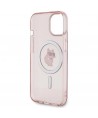 Karl Lagerfeld IML Choupette MagSafe case for iPhone 15 - pink