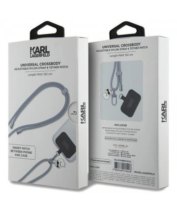 Karl Lagerfeld KLUCNMSCKIG Universal CBDY Cord case - black