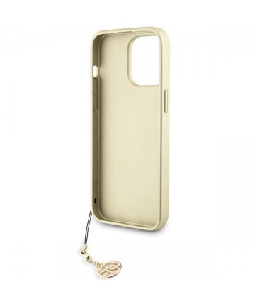 Guess 4G Charms Collection case for iPhone 15 Pro Max - gray