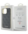 Guess 4G Charms Collection case for iPhone 15 Pro Max - gray