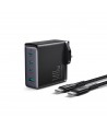 GaN charger UK Joyroom JR-TCG05UK 140W 3x USB-C USB-A + USB-C / USB-C cable 240W 1.2m
