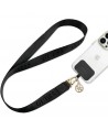 Guess CBDY Nylon Chain phone lanyard - black