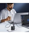 GaN charger UK Joyroom JR-TCG05UK 140W 3x USB-C USB-A + USB-C / USB-C cable 240W 1.2m