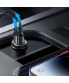Joyroom JR-CCN05 30W USB-A USB-C Mini Car Charger - Black