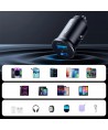 Joyroom JR-CCN05 30W USB-A USB-C Mini Car Charger - Black
