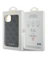 Guess 4G Charms Collection case for iPhone 15 Plus - gray