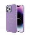 Guess Saffiano MagSafe case for iPhone 15 Pro - purple