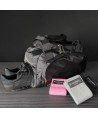 Wozinsky sports bag travel backpack hand luggage bag 40x20x25 cm for airplane black (WSB-B01)