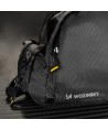 Wozinsky sports bag travel backpack hand luggage bag 40x20x25 cm for airplane black (WSB-B01)