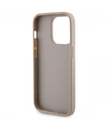 Guess GUHCP15LPS4DGPD iPhone 15 Pro 6.1" gold/gold hardcase Strass Metal Logo