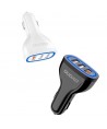 Dudao car charger quick charge Quick Charge 3.0 QC3.0 2.4A 18W 3x USB white (R7S white)
