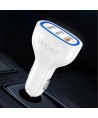 Dudao car charger quick charge Quick Charge 3.0 QC3.0 2.4A 18W 3x USB white (R7S white)