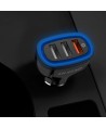 Dudao car charger quick charge Quick Charge 3.0 QC3.0 2.4A 18W 3x USB white (R7S white)