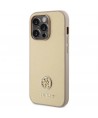 Guess GUHCP15XPS4DGPD iPhone 15 Pro Max 6.7" gold/gold hardcase Strass Metal Logo