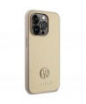 Guess GUHCP15XPS4DGPD iPhone 15 Pro Max 6.7" gold/gold hardcase Strass Metal Logo