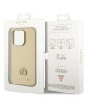 Guess GUHCP15XPS4DGPD iPhone 15 Pro Max 6.7" gold/gold hardcase Strass Metal Logo