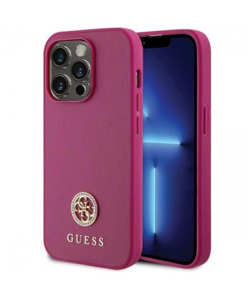 Guess GUHMP15XHGCUSTGP Apple iPhone 15 Pro Max hardcase IML GCube MagSafe  pink