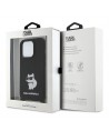 Karl Lagerfeld KLHCP15XSCBSCNK iPhone 15 Pro Max 6.7" hardcase black/black Crossbody Silicone Choupette