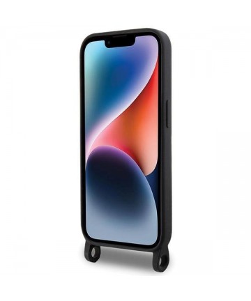 Karl Lagerfeld KLHCP15XSCBSKNK iPhone 15 Pro Max 6.7" hardcase black/black Crossbody Silicone Ikonik