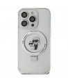 Karl Lagerfeld KLHMN61HMRSKCH iPhone 11 / Xr 6.1" white/white hardcase Ring Stand Karl&Choupette MagSafe
