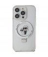 Karl Lagerfeld KLHMP14LHMRSKCH iPhone 14 Pro 6.1" white/white hardcase Ring Stand Karl&Choupette MagSafe