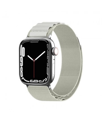 Strap with Alpine steel buckle for Apple Watch 38/40/41 mm - silver