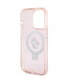 Karl Lagerfeld KLHMP15LHMRSKCP iPhone 15 Pro 6.1" pink/pink hardcase Ring Stand Karl&Choupette MagSafe