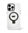 Karl Lagerfeld KLHMP15LHMRSKHH iPhone 15 Pro 6.1" white/white hardcase Ring Stand Karl Head MagSafe