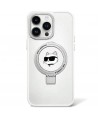 Karl Lagerfeld KLHMP15MHMRSCHH iPhone 15 Plus 6.7" white/white hardcase Ring Stand Choupette Head MagSafe