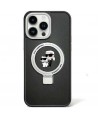 Karl Lagerfeld KLHMP15MHMRSKCK iPhone 15 Plus 6.7"black/black hardcase Ring Stand Karl&Choupette MagSafe