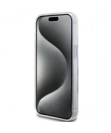 Karl Lagerfeld KLHMP15SHMRSCHH iPhone 15 6.1" white/white hardcase Ring Stand Choupette Head MagSafe