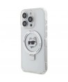 Karl Lagerfeld KLHMP15XHMRSCHH iPhone 15 Pro Max 6.7" white/white hardcase Ring Stand Choupette Head MagSafe