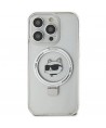 Karl Lagerfeld KLHMP15XHMRSCHH iPhone 15 Pro Max 6.7" white/white hardcase Ring Stand Choupette Head MagSafe
