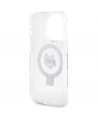 Karl Lagerfeld KLHMP15XHMRSCHH iPhone 15 Pro Max 6.7" white/white hardcase Ring Stand Choupette Head MagSafe