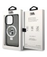 Karl Lagerfeld KLHMP15XHMRSKCK iPhone 15 Pro Max 6.7" black/black hardcase Ring Stand Karl&Choupette MagSafe