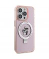 Karl Lagerfeld KLHMP15XHMRSKCP iPhone 15 Pro Max 6.7" pink/pink hardcase Ring Stand Karl&Choupette MagSafe