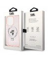 Karl Lagerfeld KLHMP15XHMRSKCP iPhone 15 Pro Max 6.7" pink/pink hardcase Ring Stand Karl&Choupette MagSafe