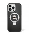 Karl Lagerfeld KLHMP15XHMRSKHK iPhone 15 Pro Max 6.7" black/black hardcase Ring Stand Karl Head MagSafe