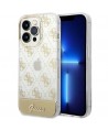 Guess GUHCP14LHG4MHG iPhone 14 Pro 6.1 "gold / gold hardcase 4G Pattern Script
