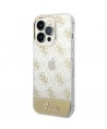 Guess GUHCP14LHG4MHG iPhone 14 Pro 6.1 "gold / gold hardcase 4G Pattern Script
