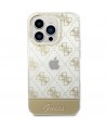Guess GUHCP14LHG4MHG iPhone 14 Pro 6.1 "gold / gold hardcase 4G Pattern Script