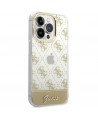 Guess GUHCP14LHG4MHG iPhone 14 Pro 6.1 "gold / gold hardcase 4G Pattern Script