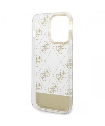 Guess GUHCP14LHG4MHG iPhone 14 Pro 6.1 "gold / gold hardcase 4G Pattern Script